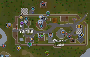 Yanille map