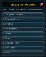 The interface for the ring of random.