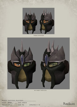 Slayer helmet concept art