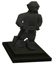 's reconstructed statue, should the player select  during '' quest.