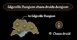 Edgeville Dungeon chaos druids dungeon map