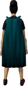 Fremennik cloak (teal) equipped