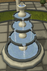 The fountain that once stood at the Grand Exchange.