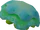 Green blubber jellyfish