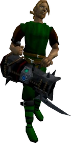 Augmented hand cannon equipped