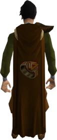 Dungeoneering cape equipped