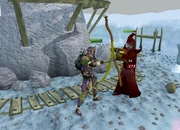 Fighting the weakened Solus.