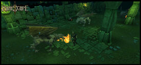 A player can be seen fighting iron dragons. (Released 9 October 2012)