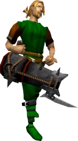 Hand cannon equipped