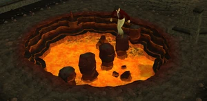 Wilderness agility course(Stepping stones)