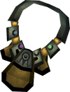 Shining alchemist's amulet detail