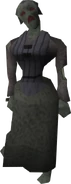 A female zombie at the Graveyard of Shadows.