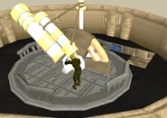 Looking through scope.png (537 KB) A player looking through the Observatory's telescope.