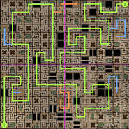 The solution to the first maze