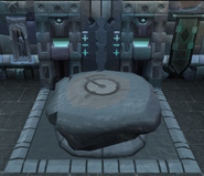 The Runecrafting altar in the Frozen floors.