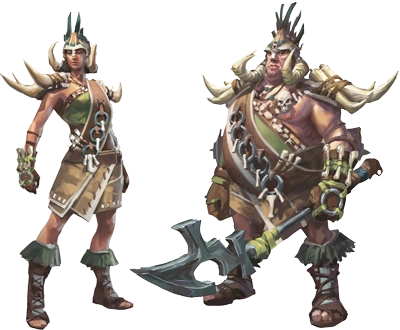 Bandosian Warlord concept art