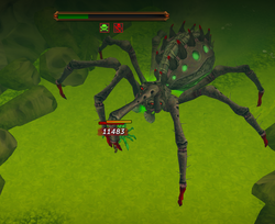 Acidic spider insta-kill