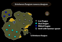 Brimhaven Dungeon resource dungeon map