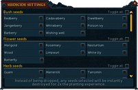 Seedicide interface