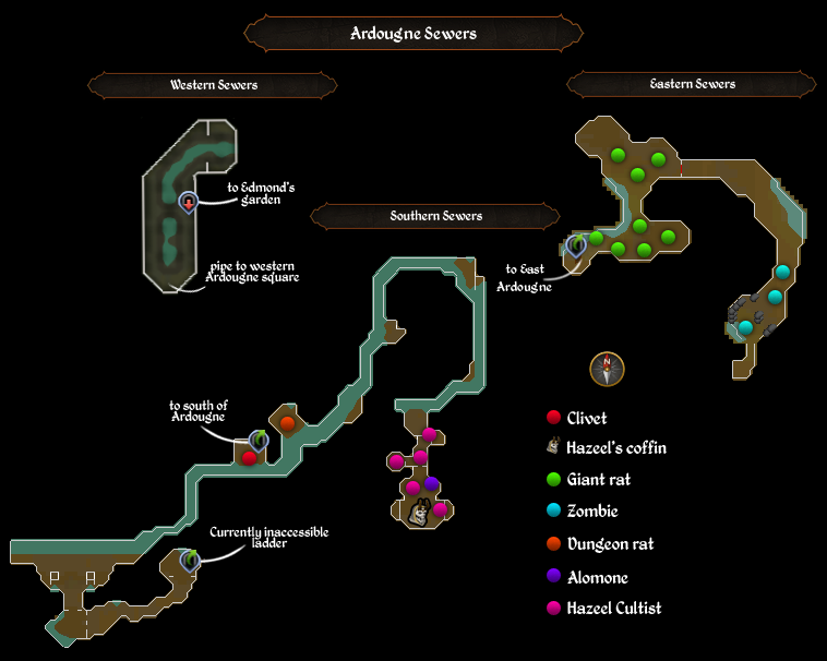 Ardougne Sewers map