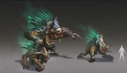 Concept art for Beastmaster Durzag