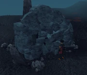 The collapsed cave in the real world will cause the cave to open in the Spirit Realm.