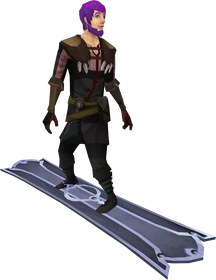 Snowboard (tier 3) equipped