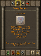 A Spinner's Troop details