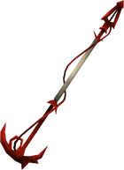 Dragon spear detail