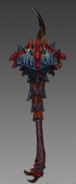 Concept art for the drygore mace