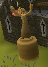 Zamorak's statue