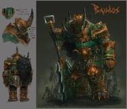 Concept art for Bandos' current appearance.
