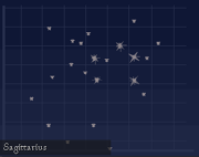 Sagittarius, waargenomen vanuit het .