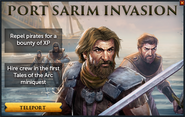 The popup informing players of the event upon login.