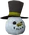 Snowman (traditional) chathead