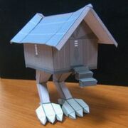 A model of Berty from the Postbag from the Hedge