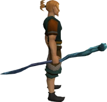 Polypore stick equipped