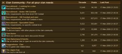 Clan Forums