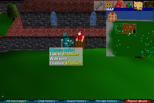 A few screenshots of Open RuneScape Classic (ORSC) played via the