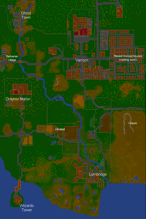 OS Runescape Interactive Map