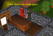 Player talking to bob