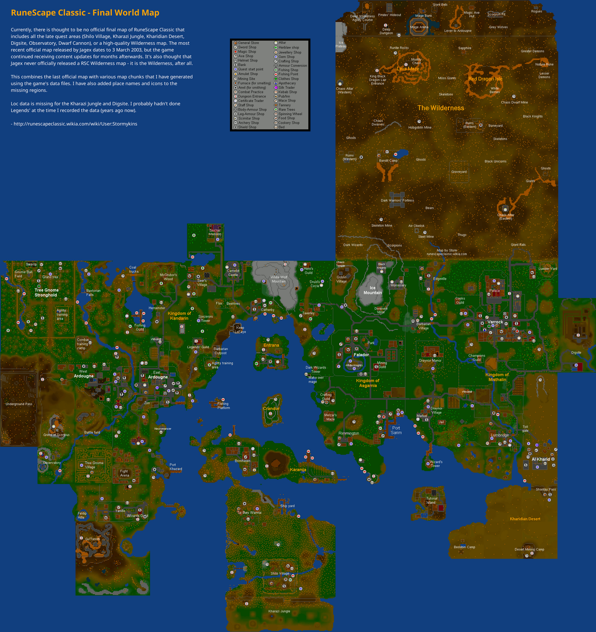 OS Runescape Interactive Map