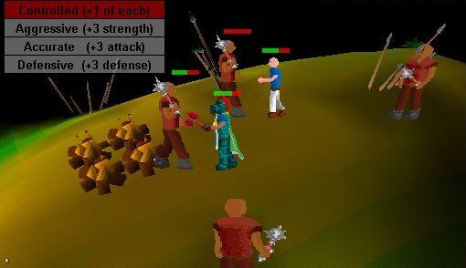 A few screenshots of Open RuneScape Classic (ORSC) played via the