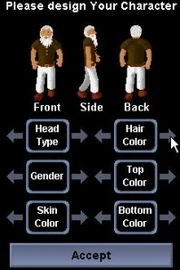 Designing your character.