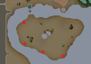 Mysterious stones map