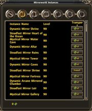 Mirror World Instance UI