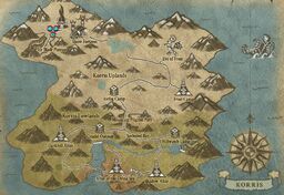 Korris map image