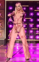 Chaps on the Runway Look