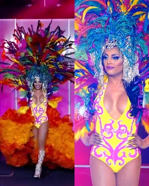 VickyChavarriaShowgirlLook