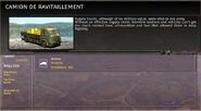Camion de Ravitaillement in-game information